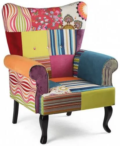 B2B Partner Patchwork Krzesło Relax 954008 954008